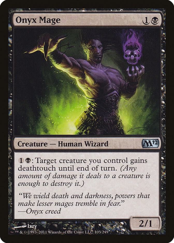 Onyx Mage [Magic 2012 (M12)] 103