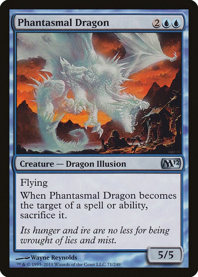 Phantasmal Dragon [Magic 2012 (M12)] 71
