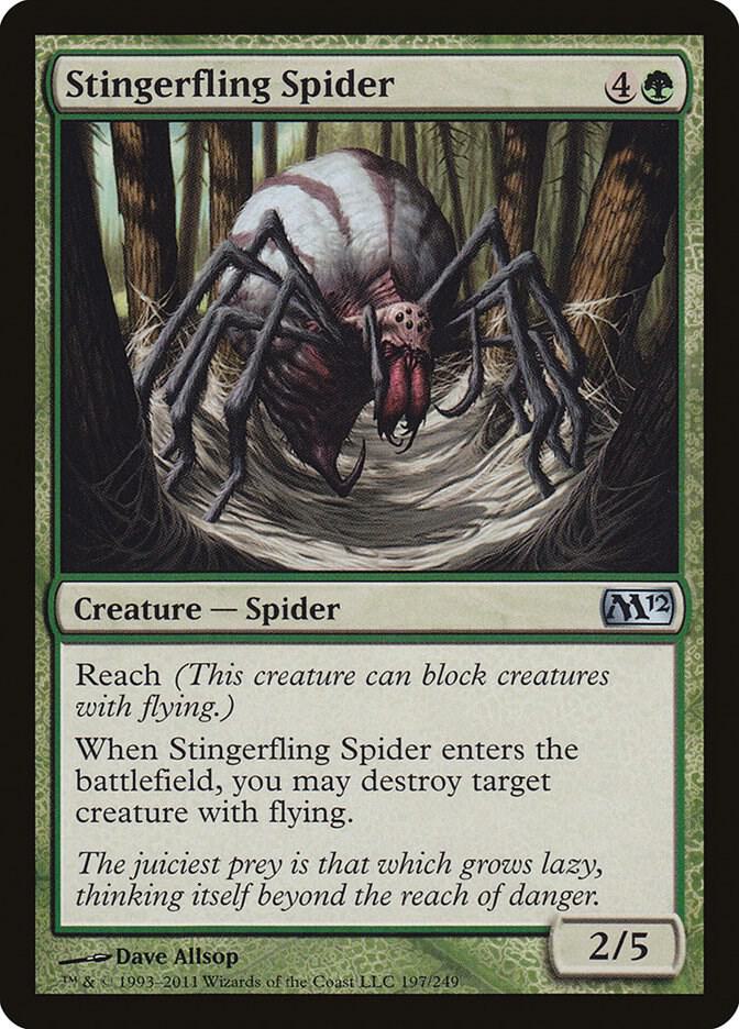 Stingerfling Spider [Magic 2012 (M12)] 197