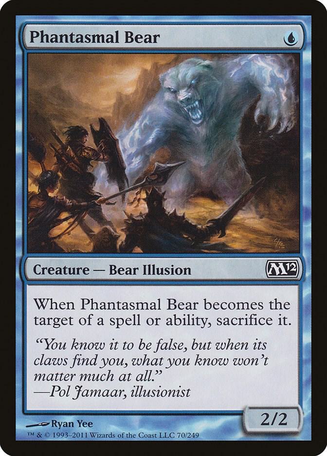 Phantasmal Bear [Magic 2012 (M12)] 70