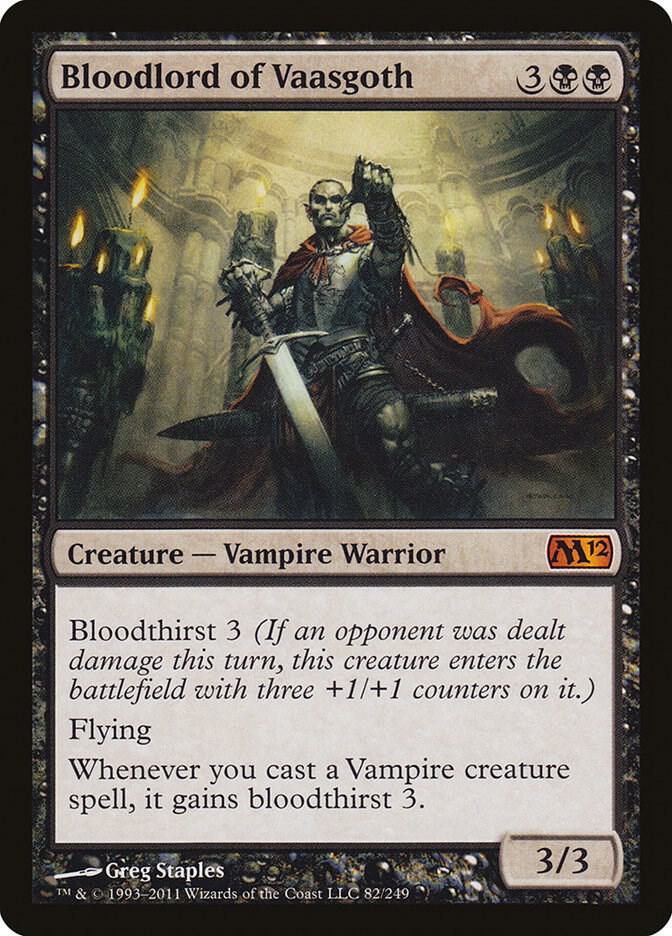 Bloodlord of Vaasgoth [Magic 2012 (M12)] 82