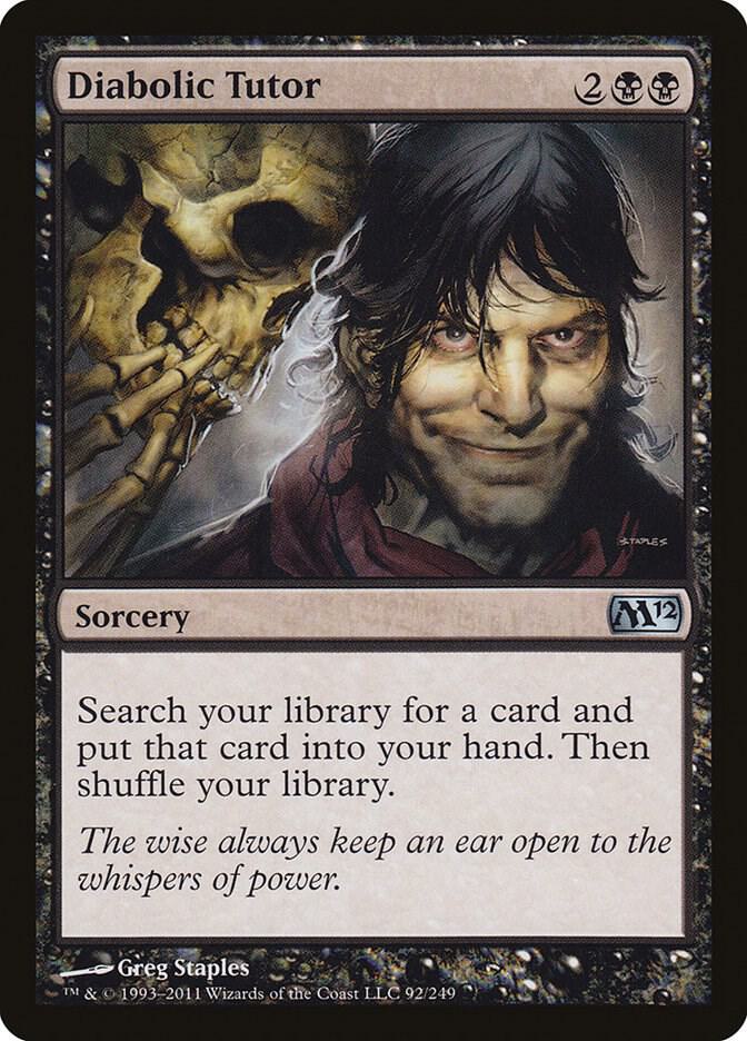 Diabolic Tutor [Magic 2012 (M12)] 92