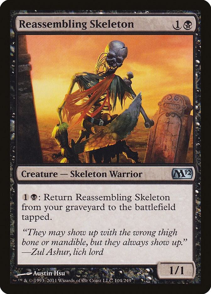 Reassembling Skeleton [Magic 2012 (M12)] 104