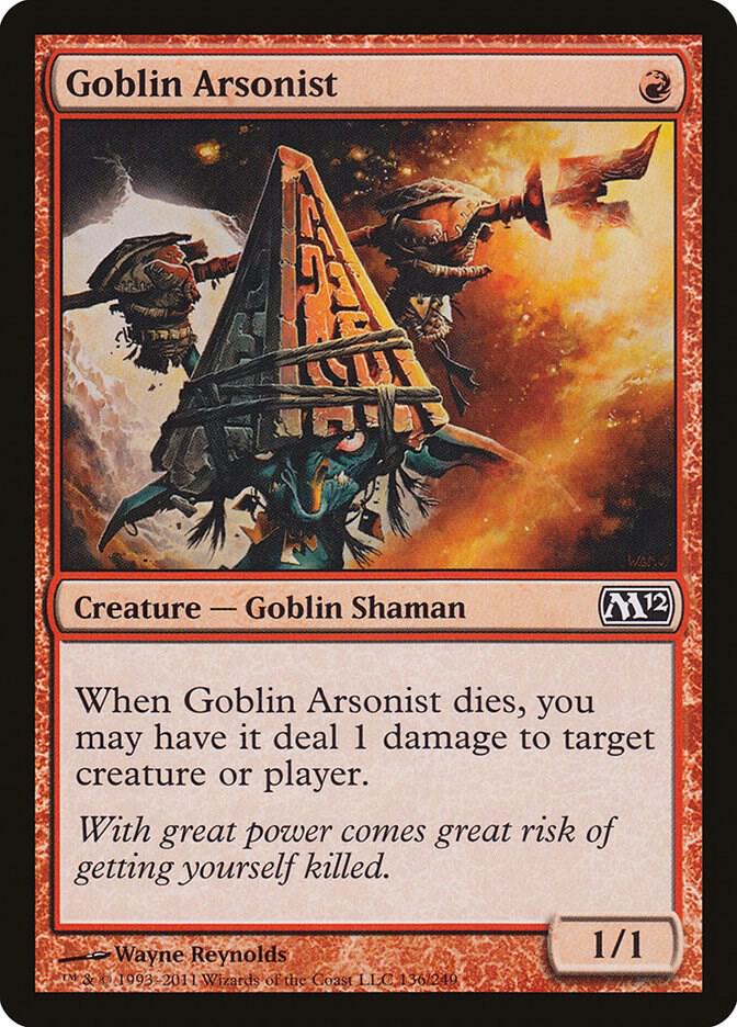 Goblin Arsonist [Magic 2012 (M12)] 136