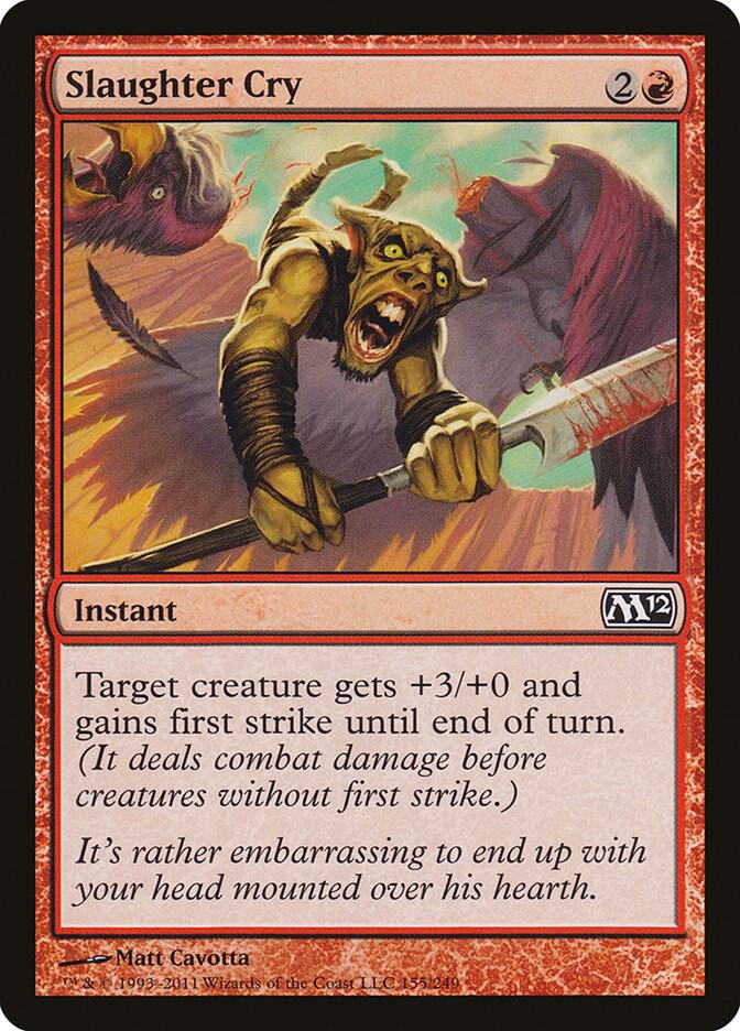 Slaughter Cry [Magic 2012 (M12)] 155