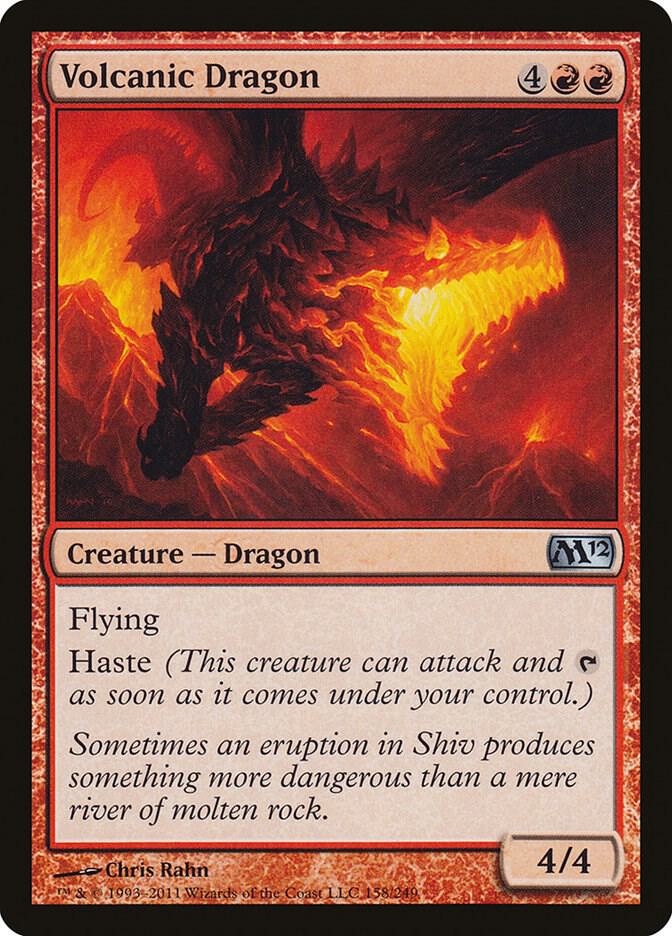 Volcanic Dragon [Magic 2012 (M12)] 158