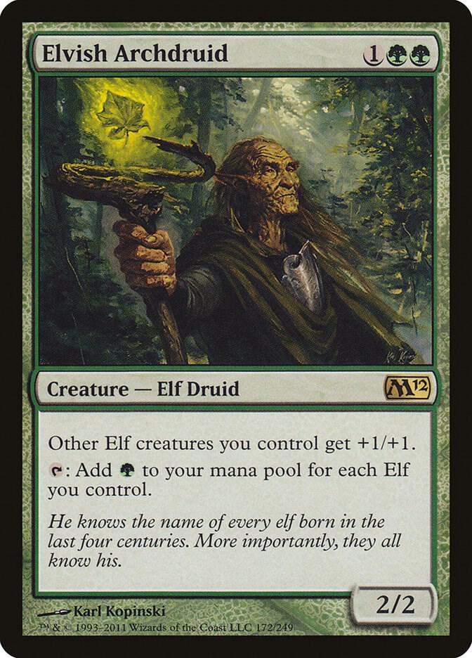 Elvish Archdruid [Magic 2012 (M12)] 172