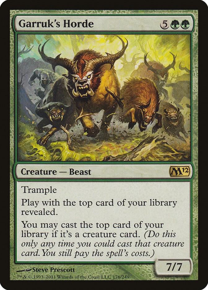 Garruk's Horde [Magic 2012 (M12)] 176