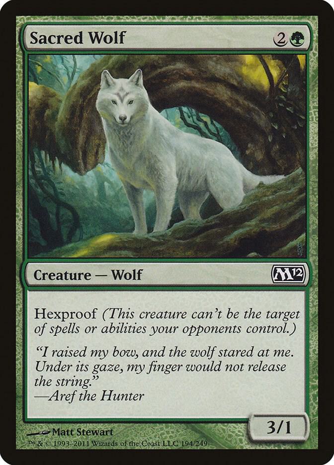 Sacred Wolf [Magic 2012 (M12)] 194