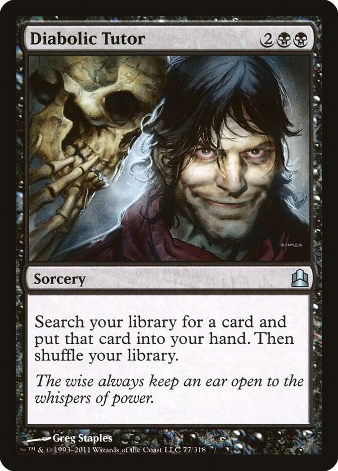 Diabolic Tutor [Commander] 77