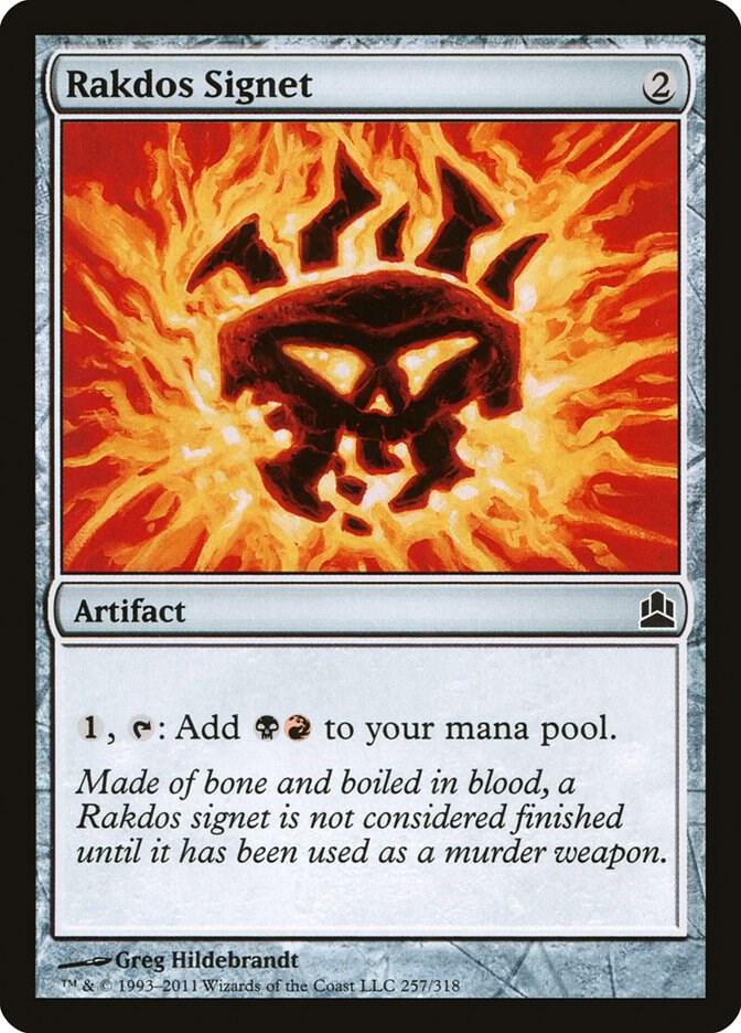 Rakdos Signet [Commander] 257
