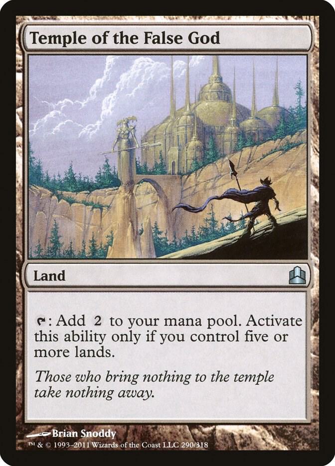 Temple of the False God [Commander] 290