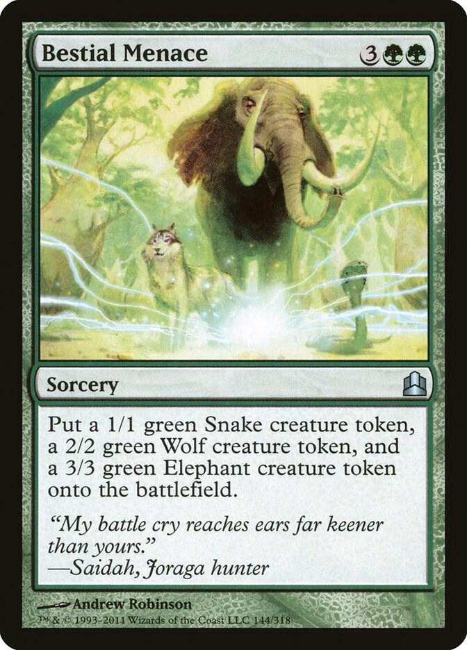 Bestial Menace [Commander] 144