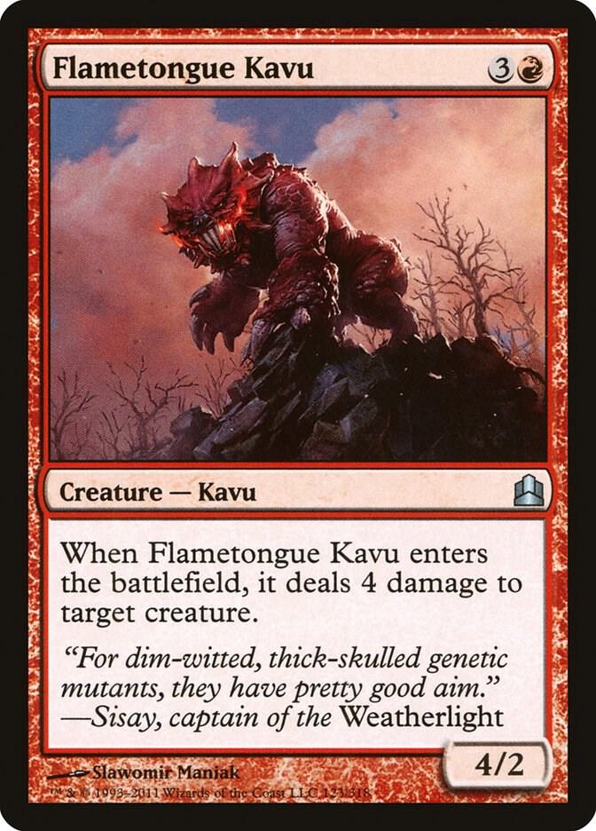 Flametongue Kavu [Commander] 123