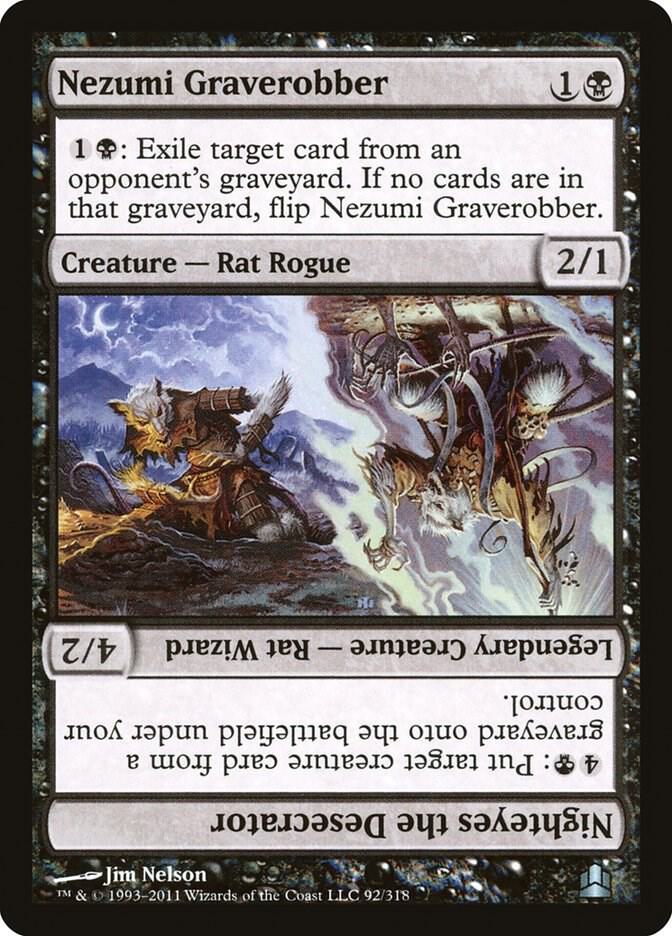 Nezumi Graverobber // Nighteyes the Desecrator [Commander] 92
