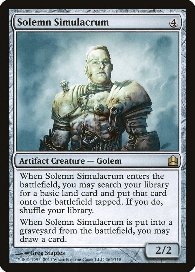 Solemn Simulacrum [Commander] 262