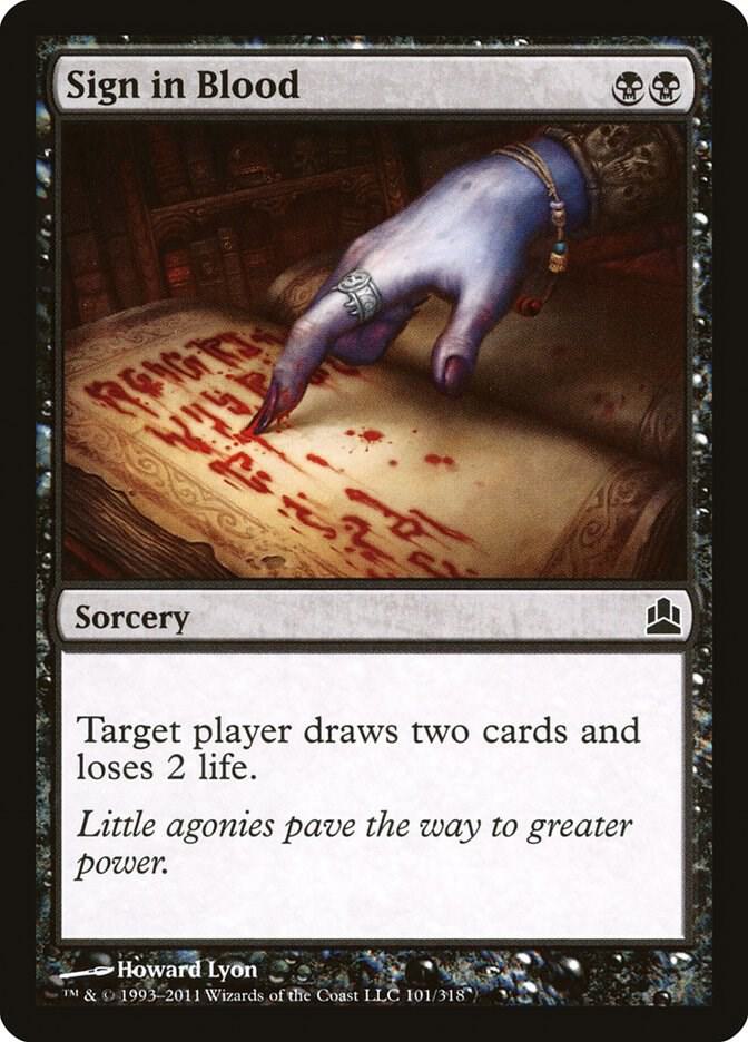 Sign in Blood [Commander] 101
