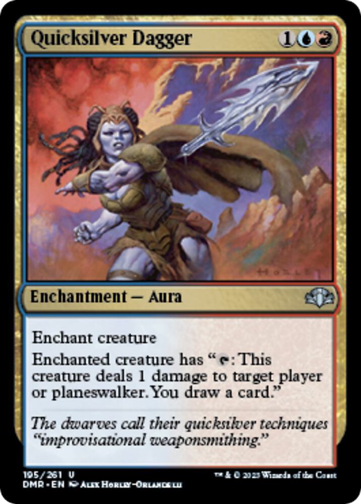 Quicksilver Dagger [Dominaria Remastered] 195
