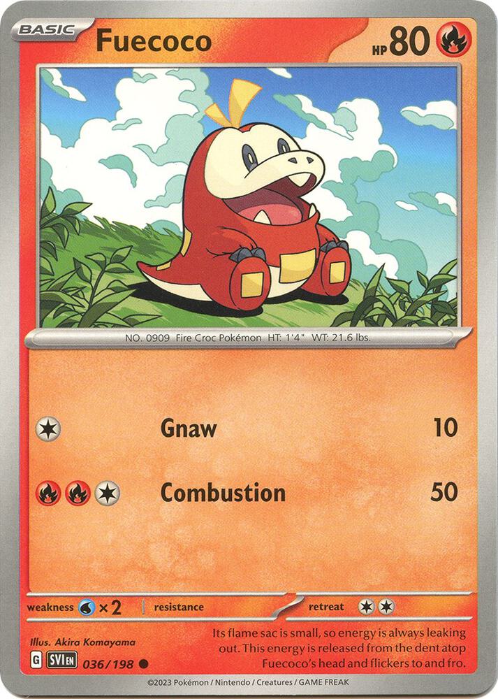 Fuecoco [SV01: Scarlet & Violet Base Set] 036/198
