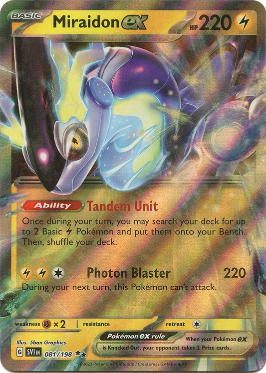 Miraidon ex - 081/198 [SV01: Scarlet & Violet Base Set] 081/198