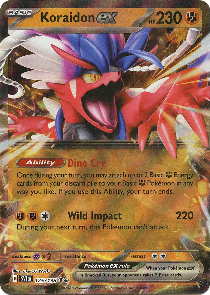 Koraidon ex - 125/198 [SV01: Scarlet & Violet Base Set] 125/198
