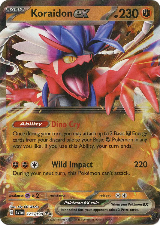 Koraidon ex - 125/198 [SV01: Scarlet & Violet Base Set] 125/198
