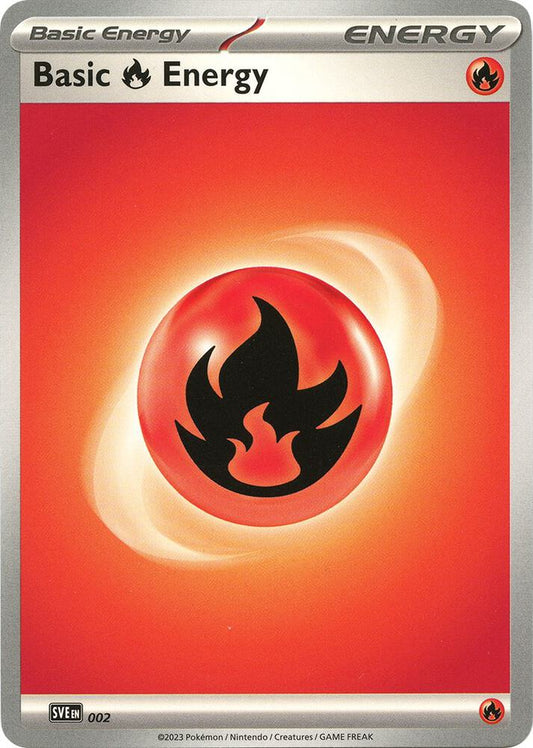 Basic Fire Energy - 002 [SVE: Scarlet & Violet Energies] 002