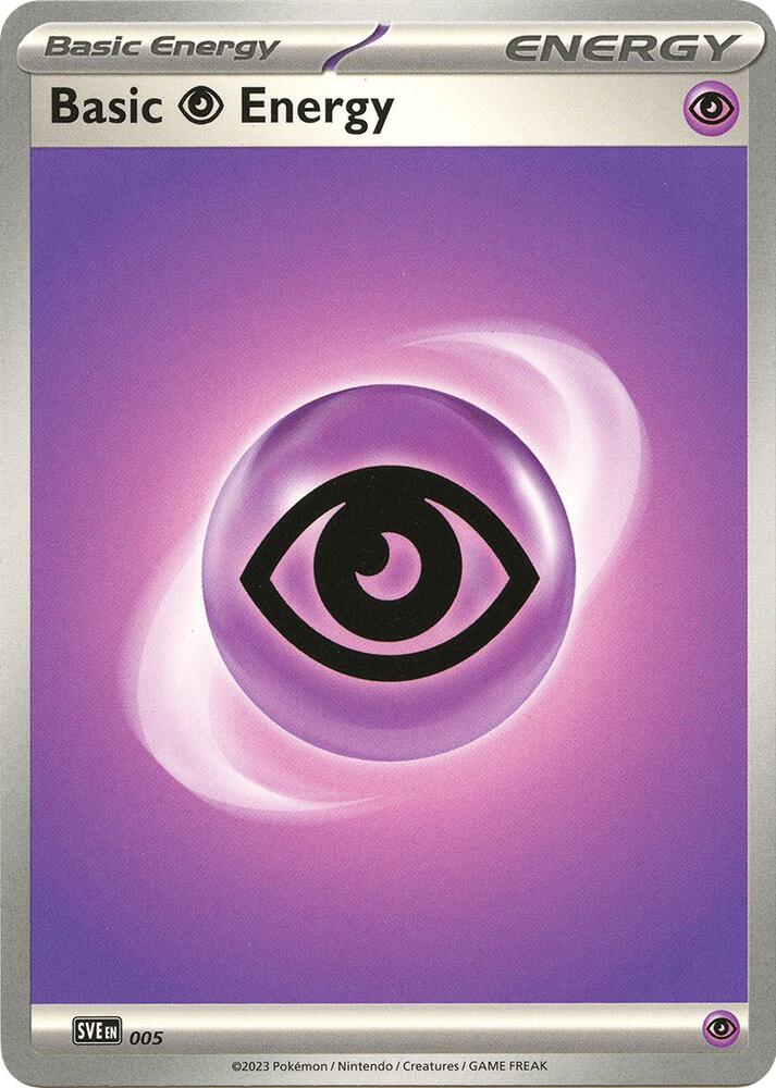 Basic Psychic Energy - 005 [SVE: Scarlet & Violet Energies] 005