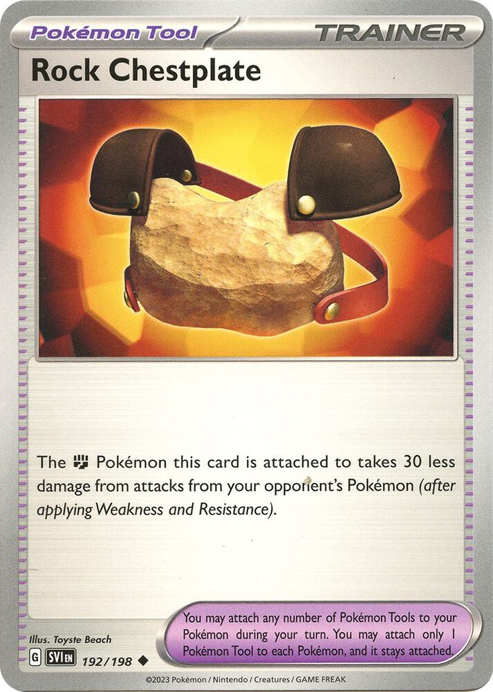 Rock Chestplate [SV01: Scarlet & Violet Base Set] 192/198