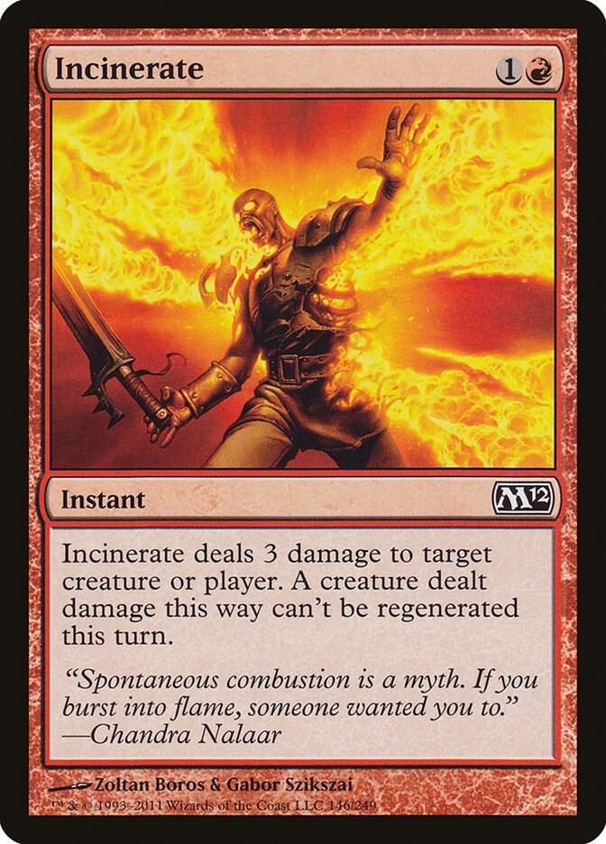 Incinerate [Magic 2012 (M12)] 146