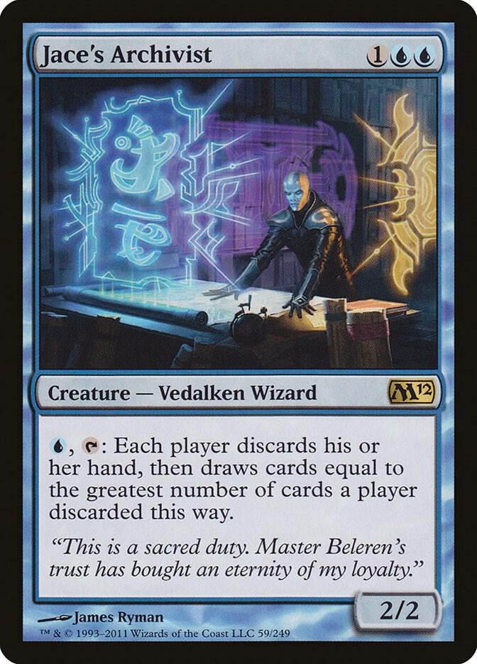 Jace's Archivist [Magic 2012 (M12)] 59