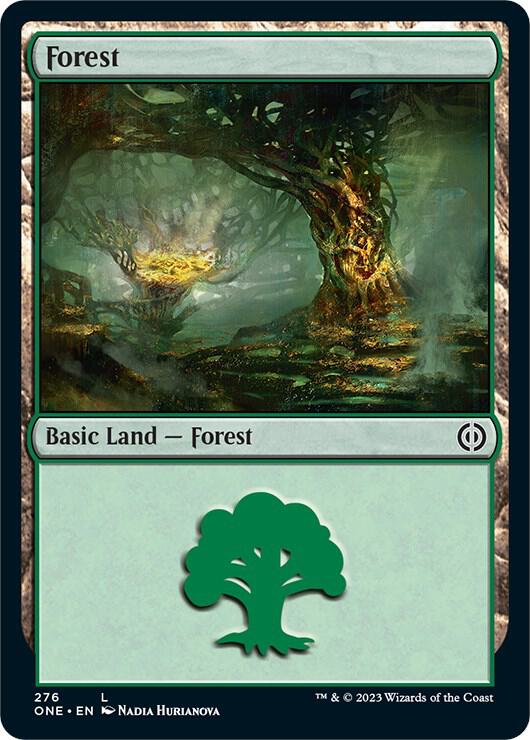Forest (276) [Phyrexia: All Will Be One] 276