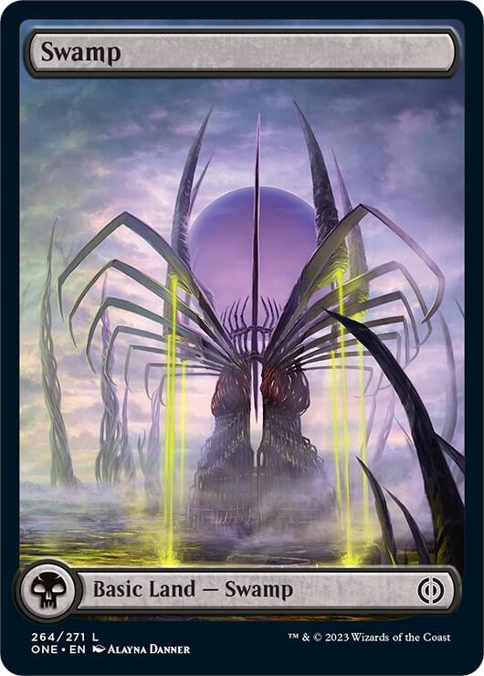 Swamp (264) - Full Art [Phyrexia: All Will Be One] 264