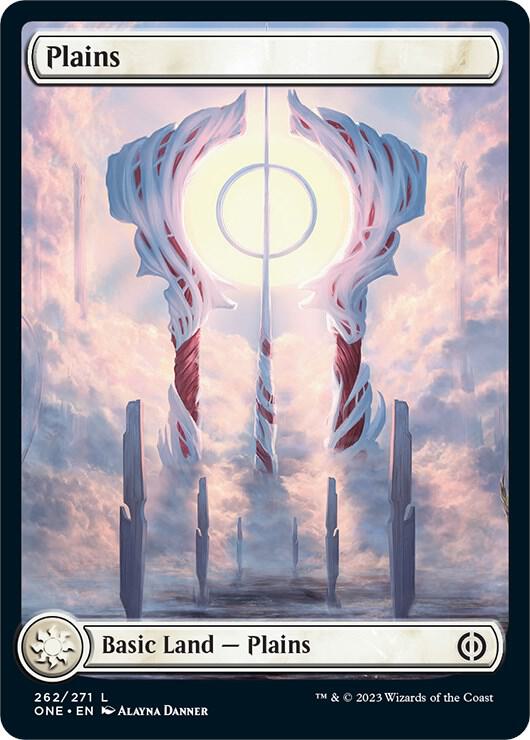 Plains (262) - Full Art [Phyrexia: All Will Be One] 262