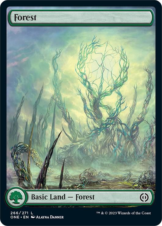 Forest (266) - Full Art [Phyrexia: All Will Be One] 266