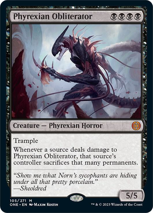 Phyrexian Obliterator [Phyrexia: All Will Be One] 105