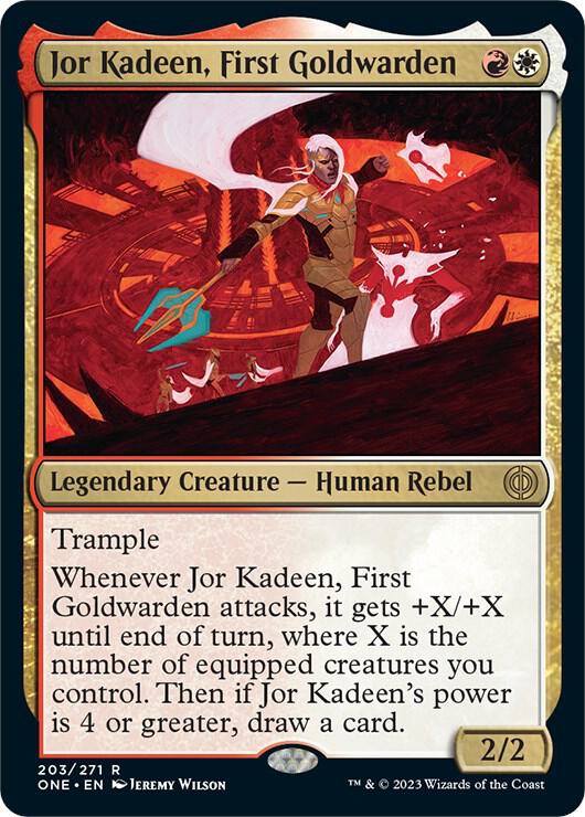 Jor Kadeen, First Goldwarden [Phyrexia: All Will Be One] 203