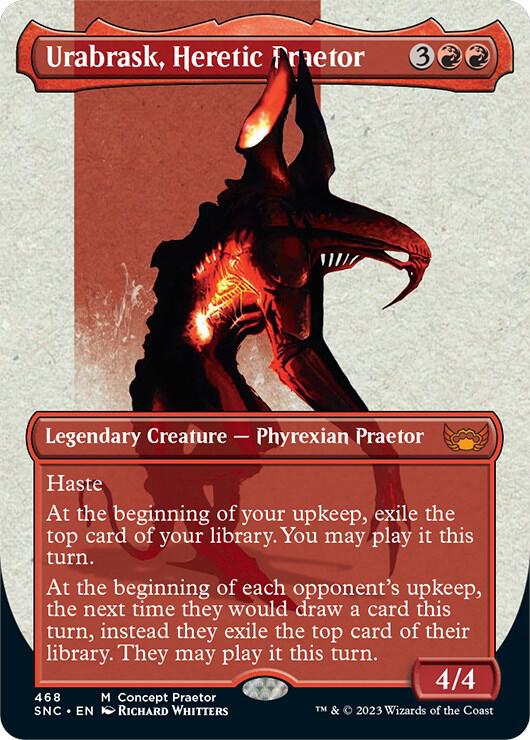 Urabrask, Heretic Praetor (Concept Praetor) [Phyrexia: All Will Be One] 468