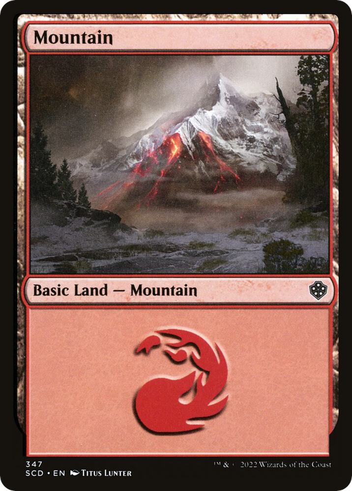 Mountain (347) [Starter Commander Decks] 347