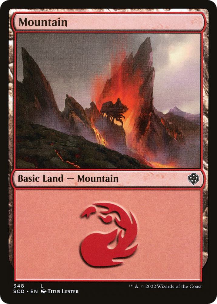 Mountain (348) [Starter Commander Decks] 348