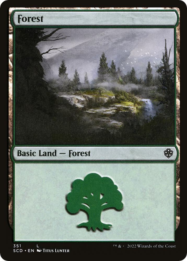 Forest (351) [Starter Commander Decks] 351