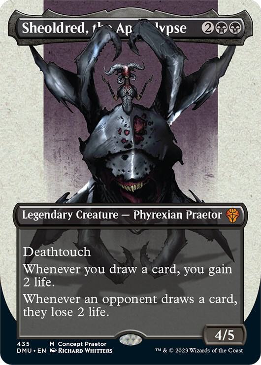 Sheoldred, the Apocalypse (Concept Praetor) [Phyrexia: All Will Be One] 435