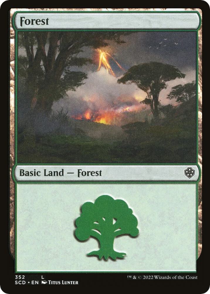 Forest (352) [Starter Commander Decks] 352