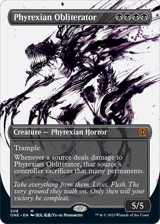 Phyrexian Obliterator (Showcase) [Phyrexia: All Will Be One] 308