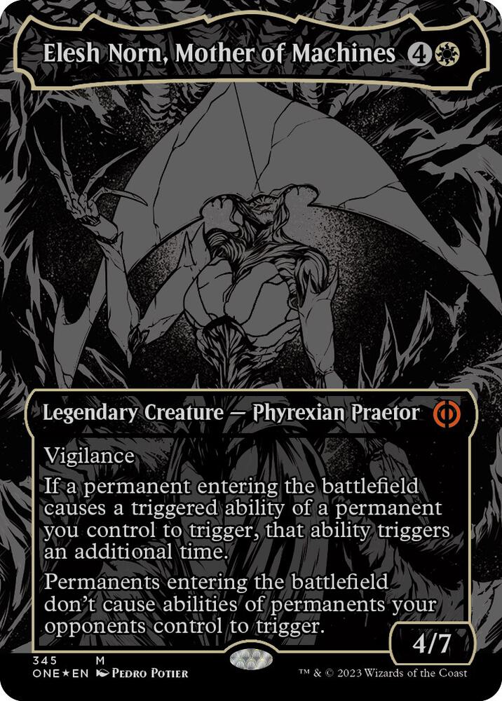 Elesh Norn, Mother of Machines (Oil Slick Raised Foil) [Phyrexia: All Will Be One] 345
