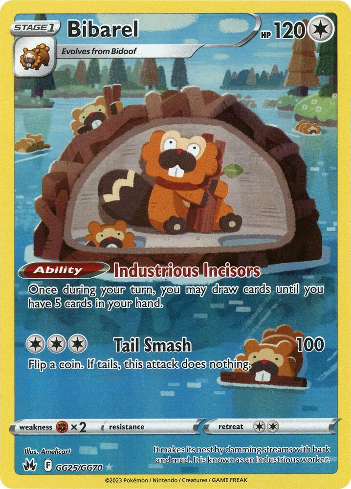 Bibarel [SWSH: Crown Zenith: Galarian Gallery] GG25/GG70