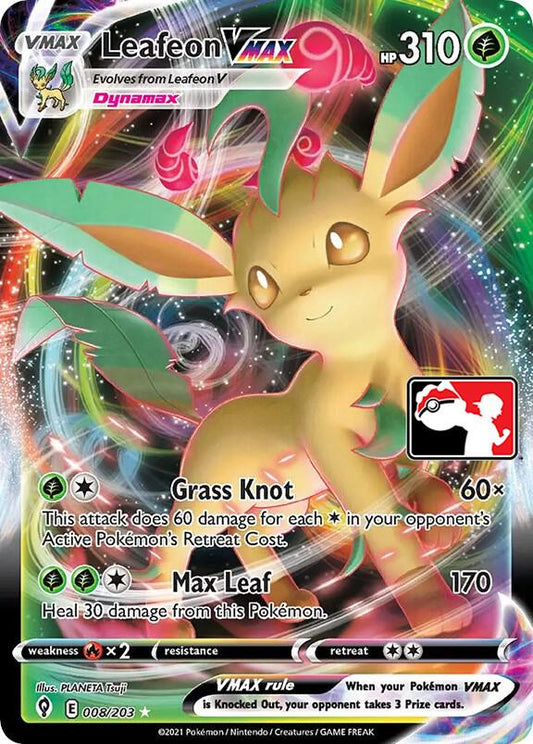 Leafeon VMAX [Prize Pack Series Cards] 008/203