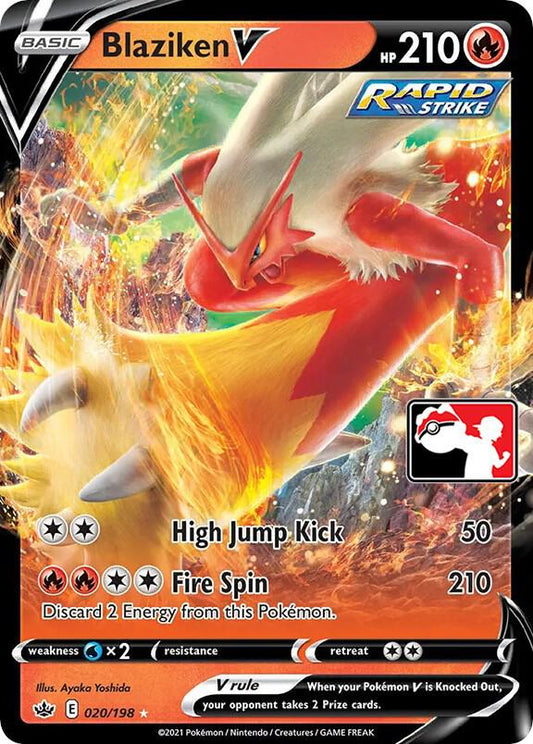 Blaziken V - 020/198 [Prize Pack Series Cards] 020/198