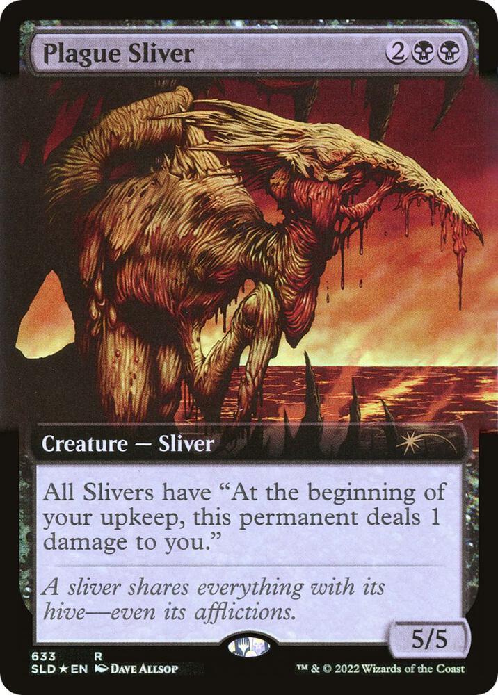 Plague Sliver (Extended Art) [Secret Lair Drop Series] 633