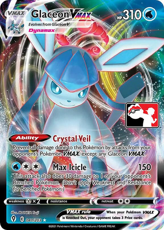 Glaceon VMAX [Prize Pack Series Cards] 041/203